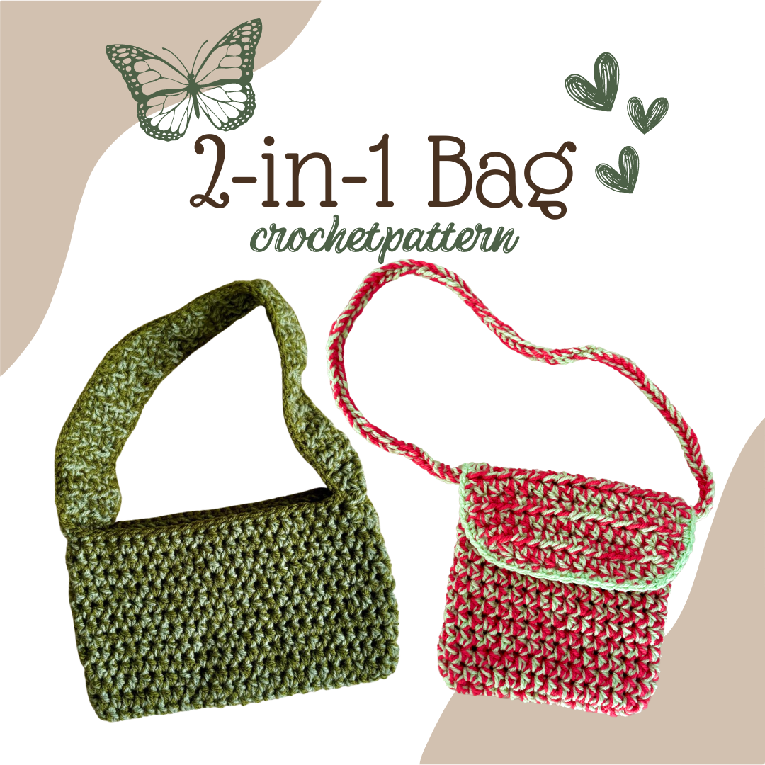 2-in-1 Bag: Purse & Shoulder Bag